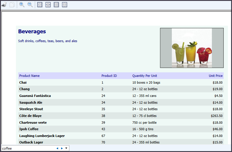 mindfusion-wpf-report