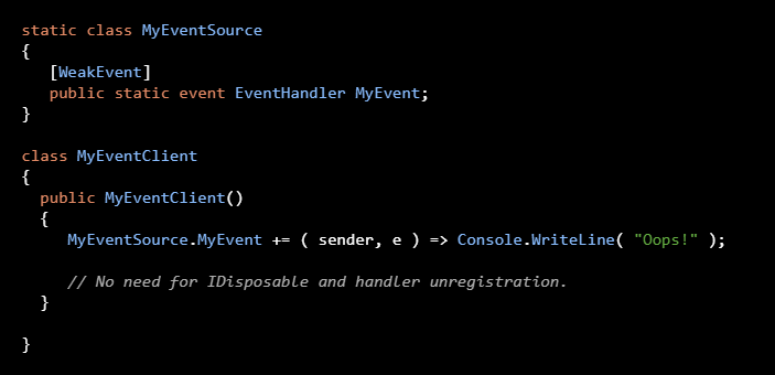 mvvm-weak-event